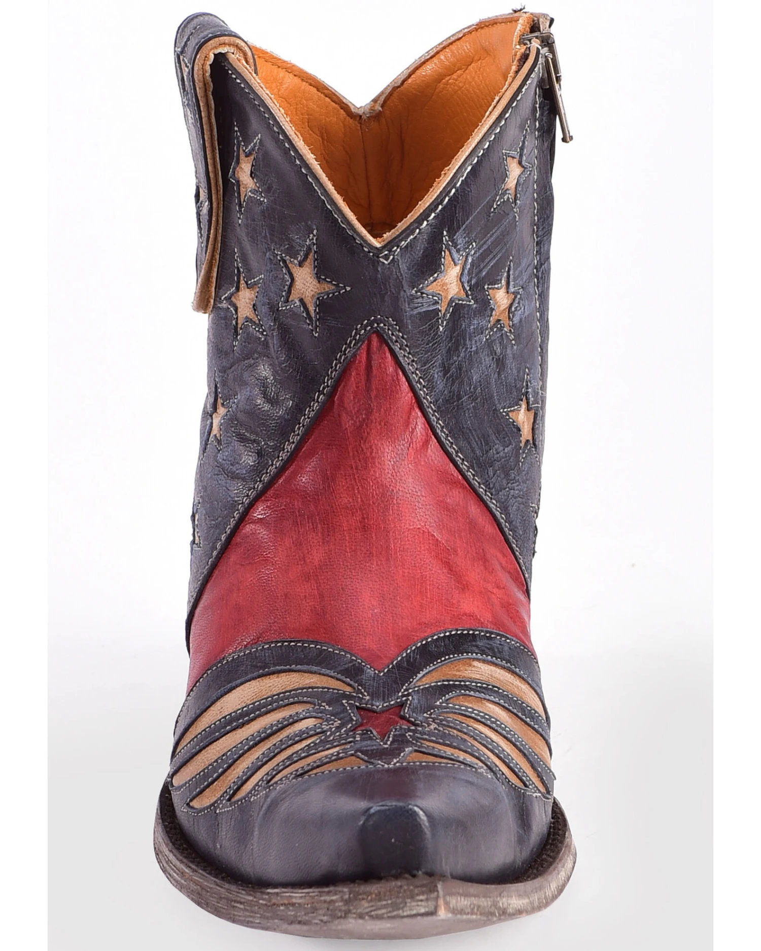 Old Gringo Women's United Patriotic Booties - Snip Toe - Image 7