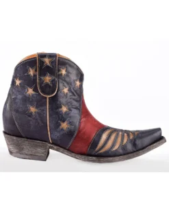 Old Gringo Women's United Patriotic Booties - Snip Toe
