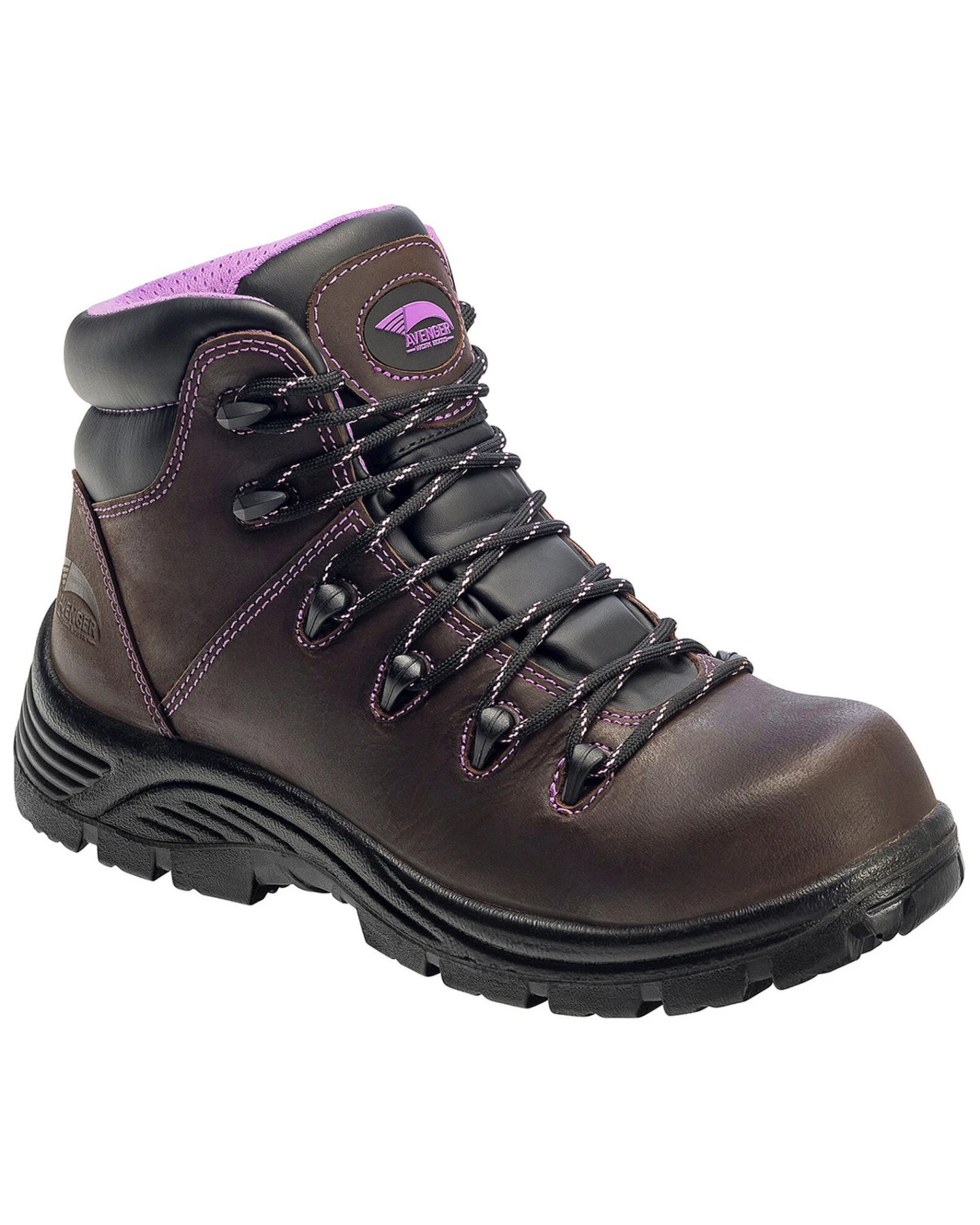 Avenger Women's Waterproof Hiker Boots - Composite Toe - Image 5