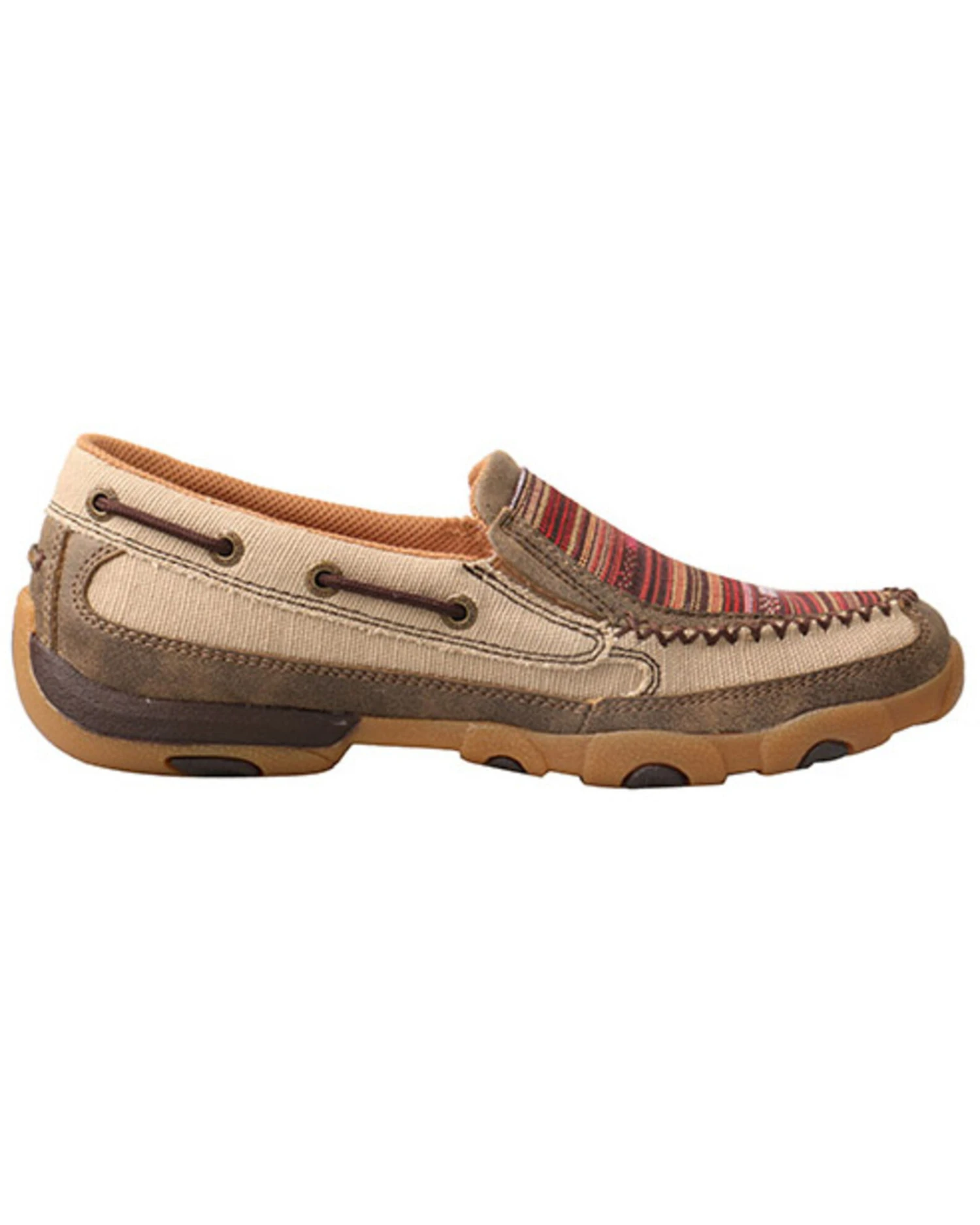 Twisted X Women's Multicolor ECO TWX Driving Moccasin Shoes - Moc Toe - Image 4