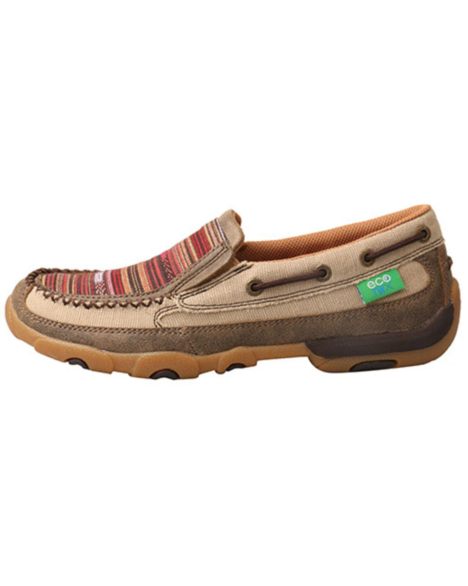 Twisted X Women's Multicolor ECO TWX Driving Moccasin Shoes - Moc Toe - Image 3