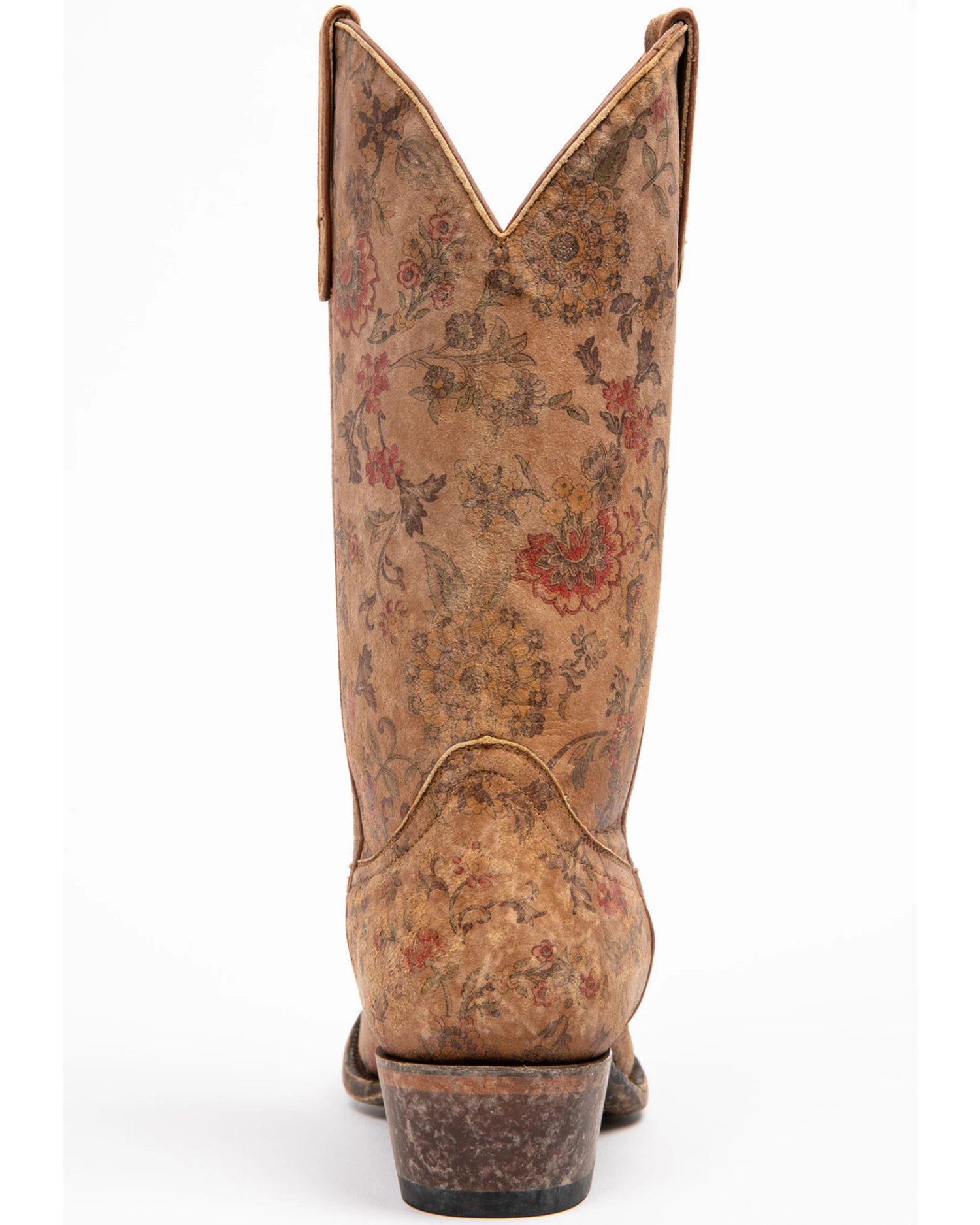 Shyanne Women's Estampada Ochre Kimono Western Boots - Round Toe - Image 2