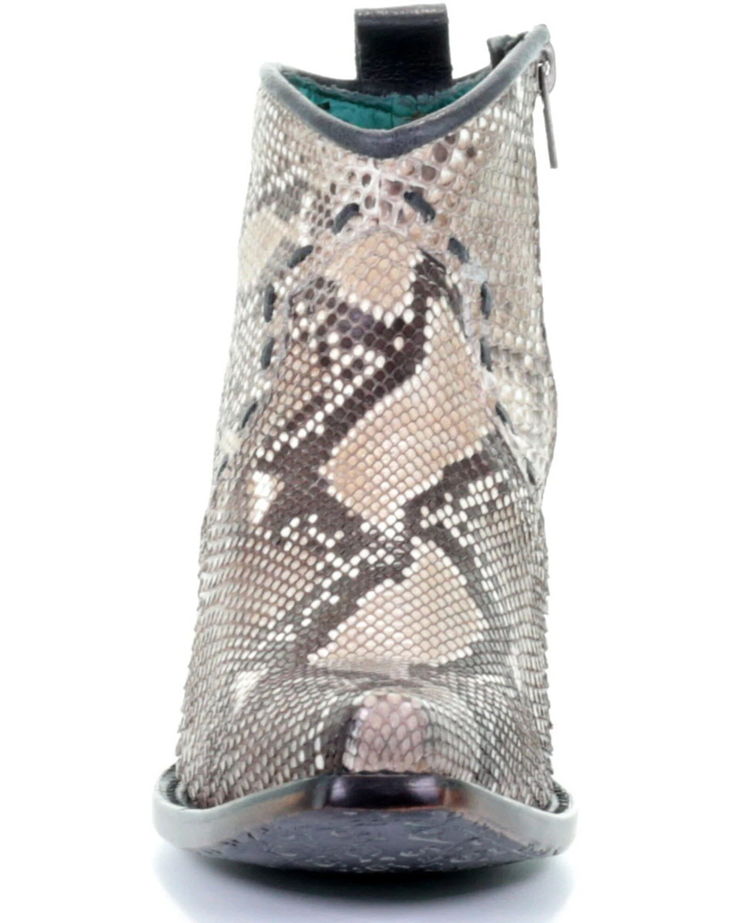 Corral Women's Natural Python Fashion Booties - Snip Toe - Image 3