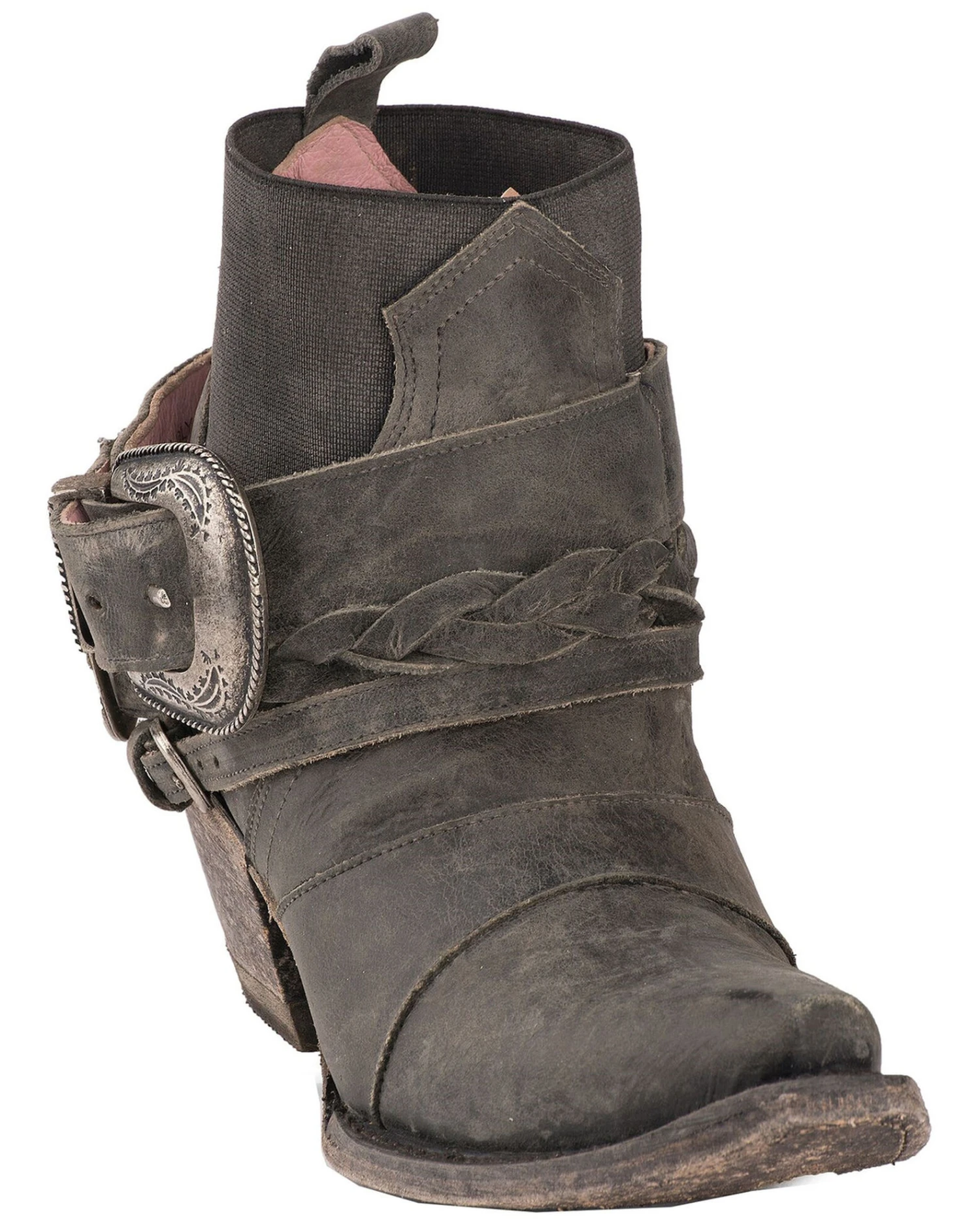 Junk Gypsy By Lane Women's HWY 237 Distressed Booties - Snip Toe