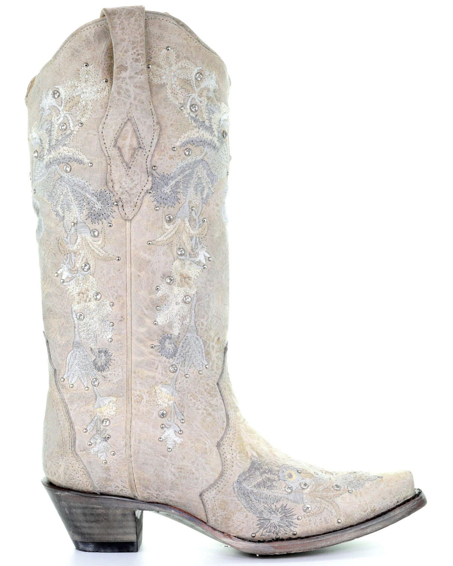 Corral Women's Floral Embroidered Western Boots - Snip Toe - Image 4