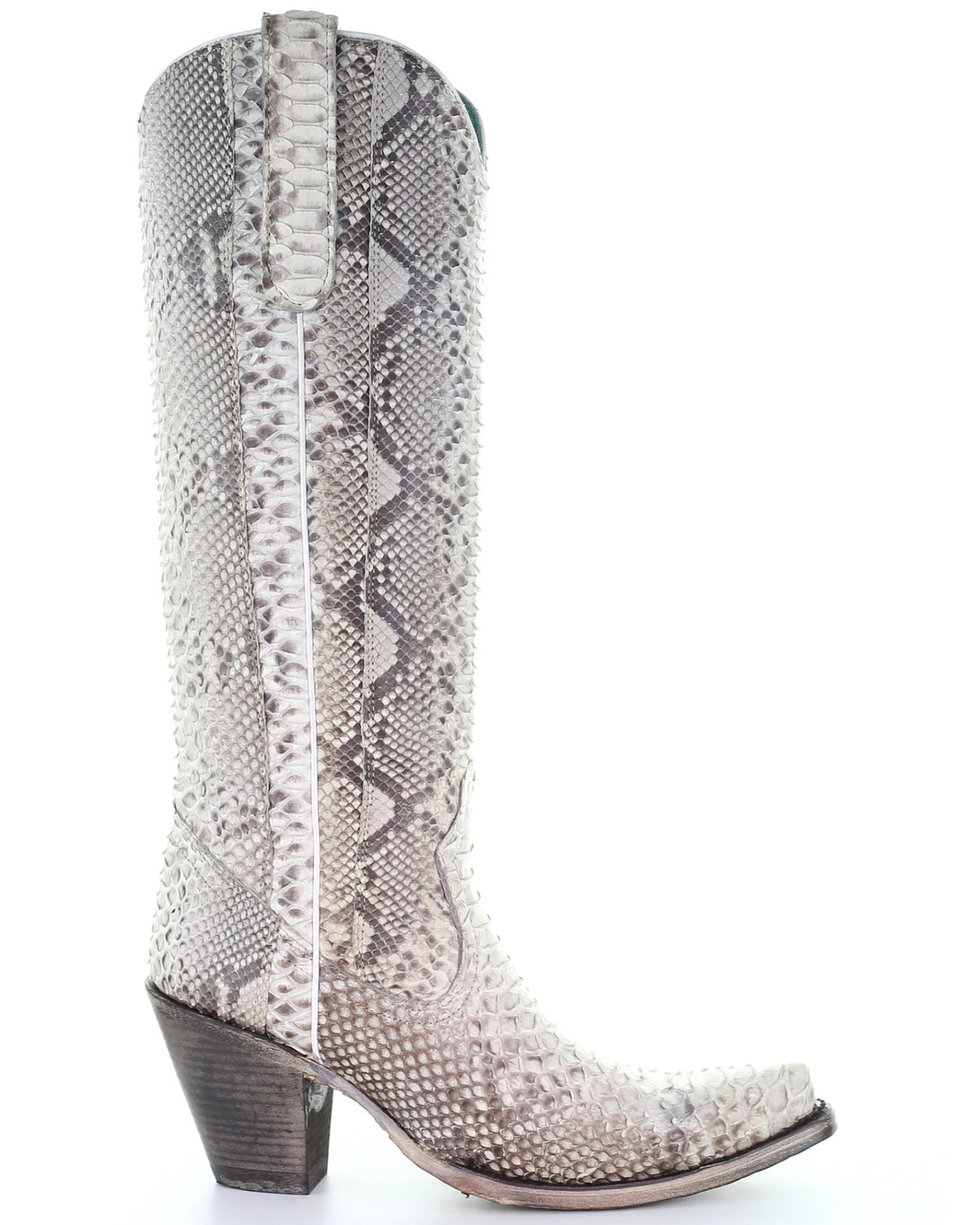 Corral Women's Python Tall Western Boots - Snip Toe - Image 3