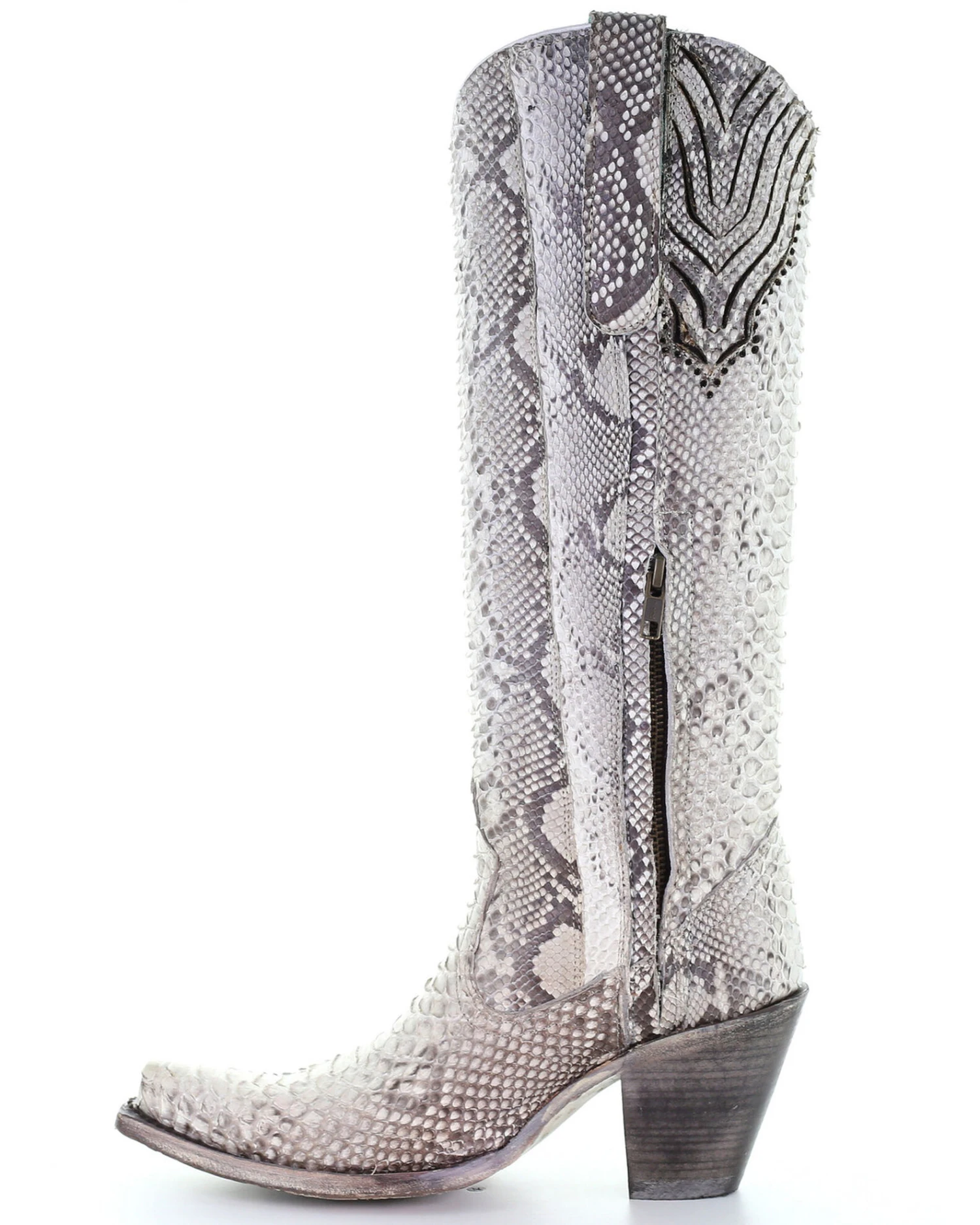 Corral Women's Python Tall Western Boots - Snip Toe - Image 2