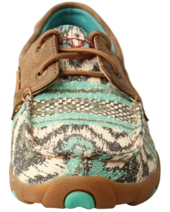 Twisted X Women's Canvas Boat Shoes - Moc Toe