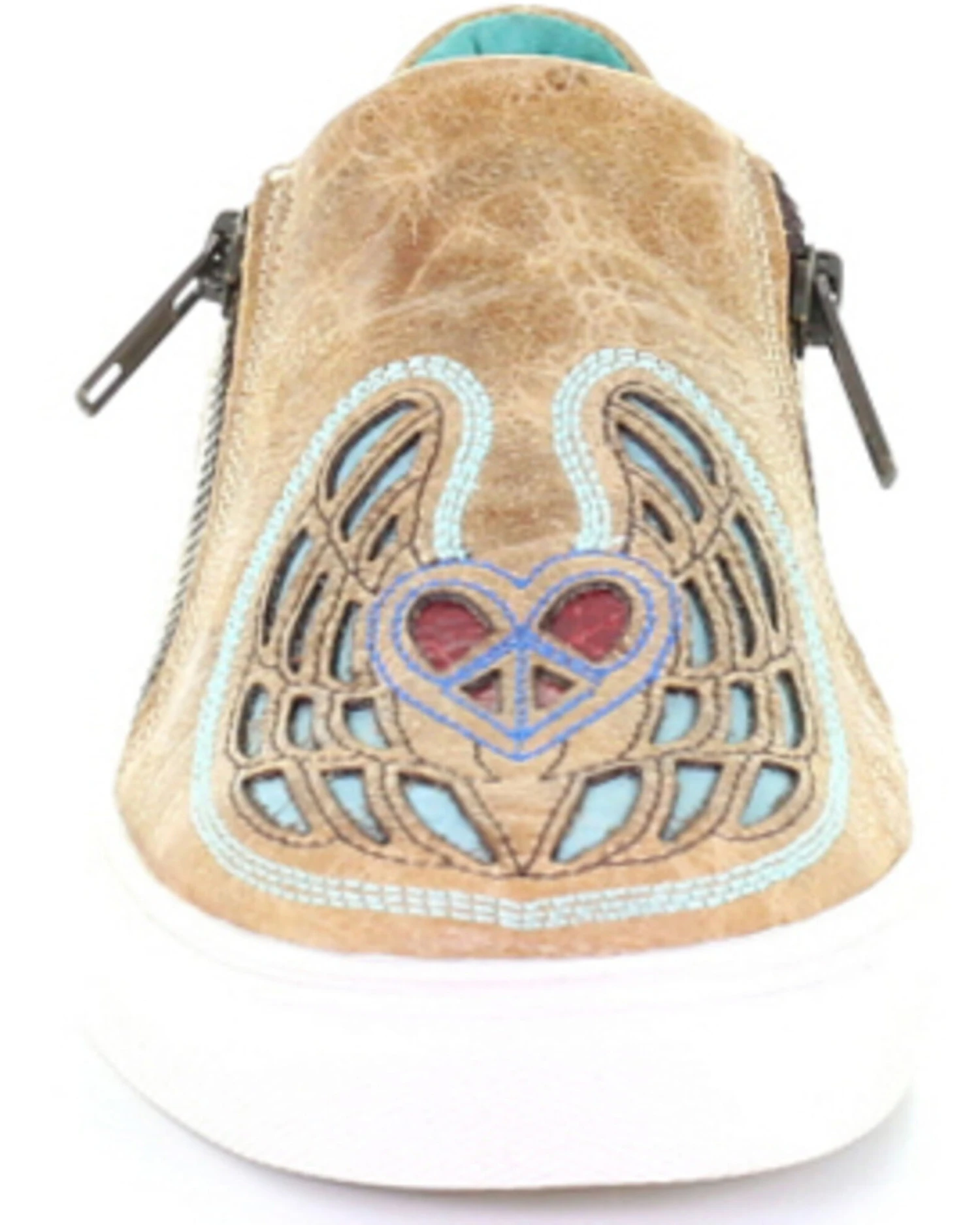 Corral Women's Straw Heart & Wings Inlay Shoes - Image 2