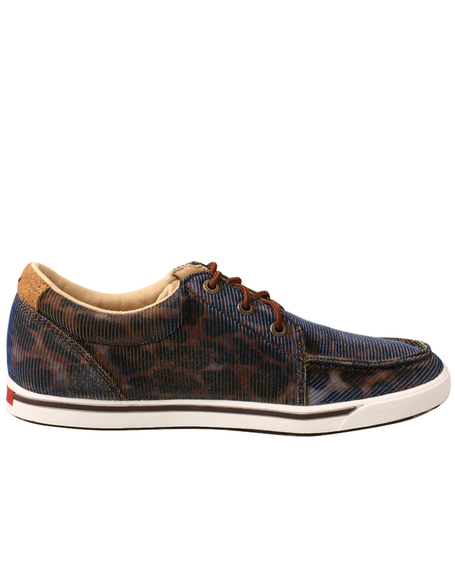 Twisted X Women's Leopard Brown Casual Sneakers - Moc Toe - Image 2