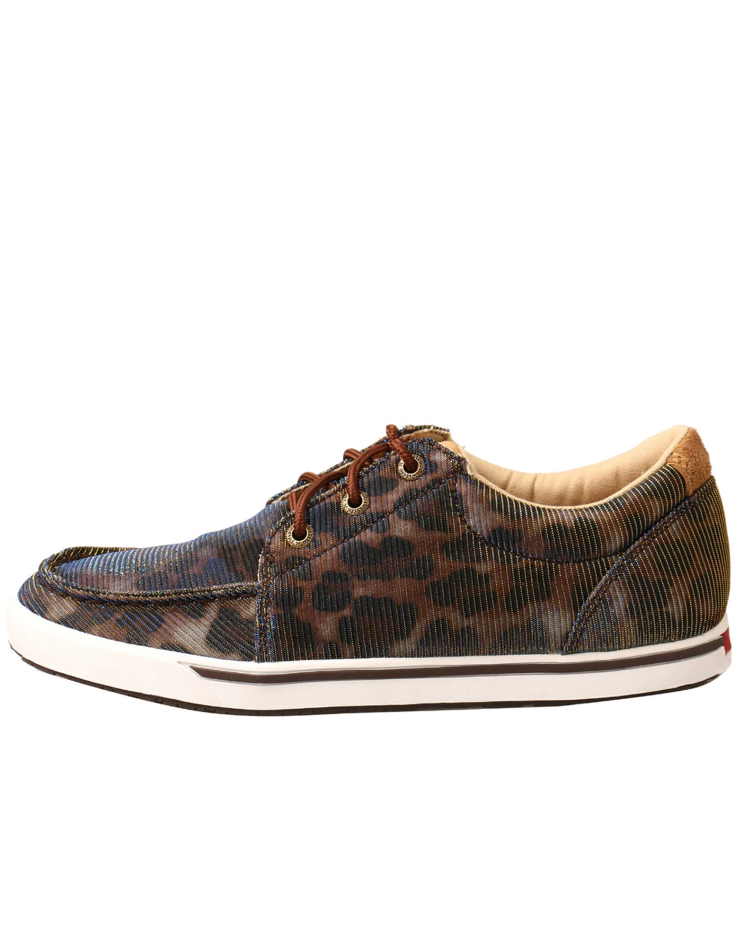 Twisted X Women's Leopard Brown Casual Sneakers - Moc Toe - Image 5