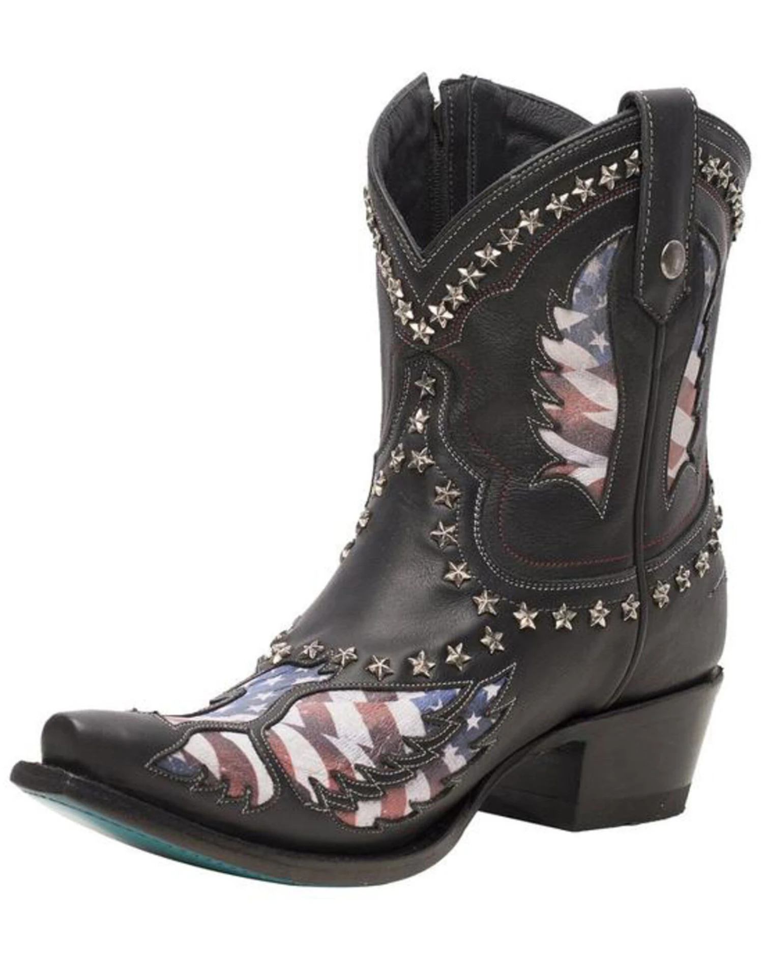 Lane Women's Old Glory Fashion Booties - Snip Toe - Image 4