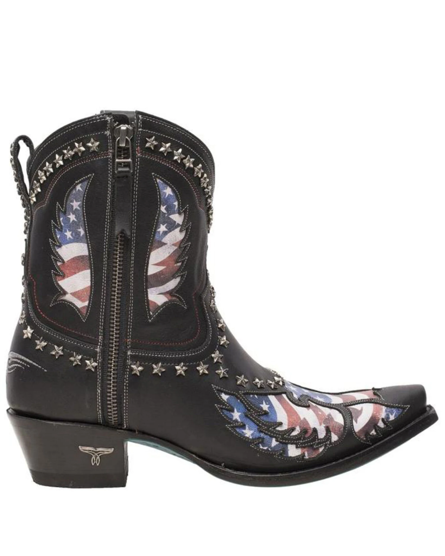 Lane Women's Old Glory Fashion Booties - Snip Toe - Image 5