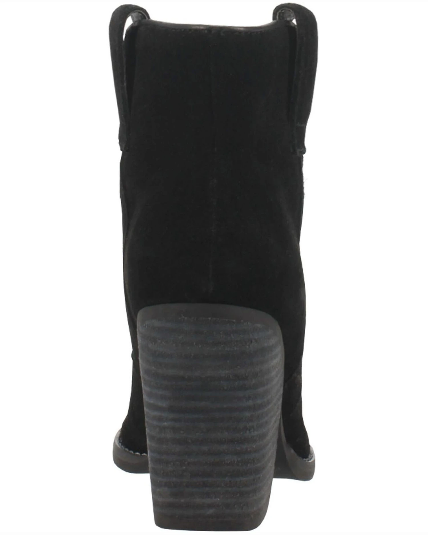 Dingo Women's Black Flannie Fashion Booties - Round Toe - Image 5