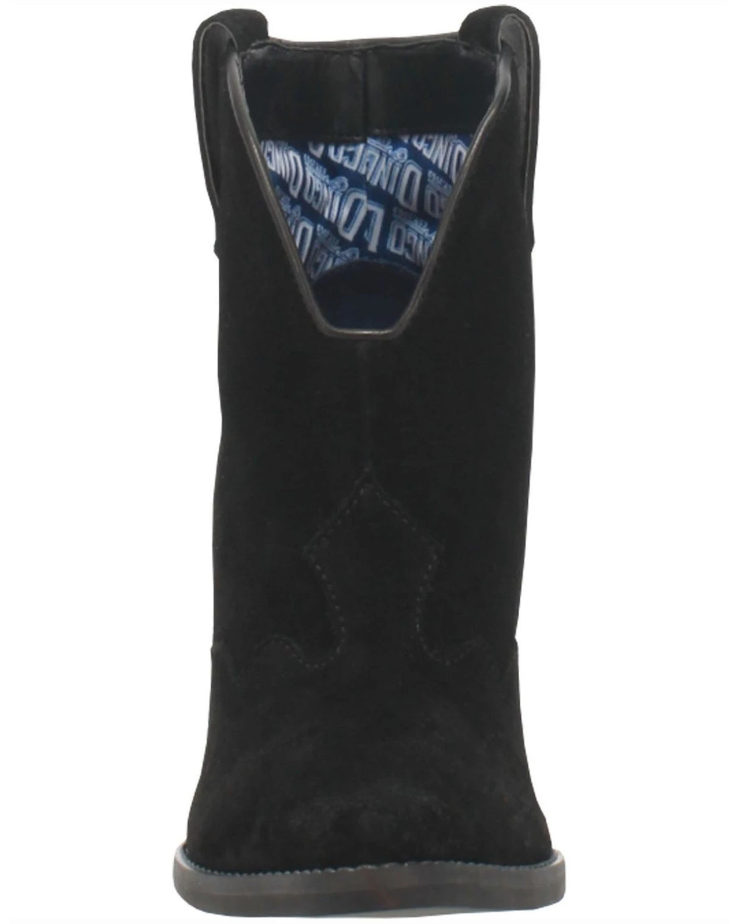 Dingo Women's Black Flannie Fashion Booties - Round Toe - Image 7