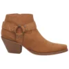 Dingo Women's Buckskin Western Fashion Booties - Snip Toe