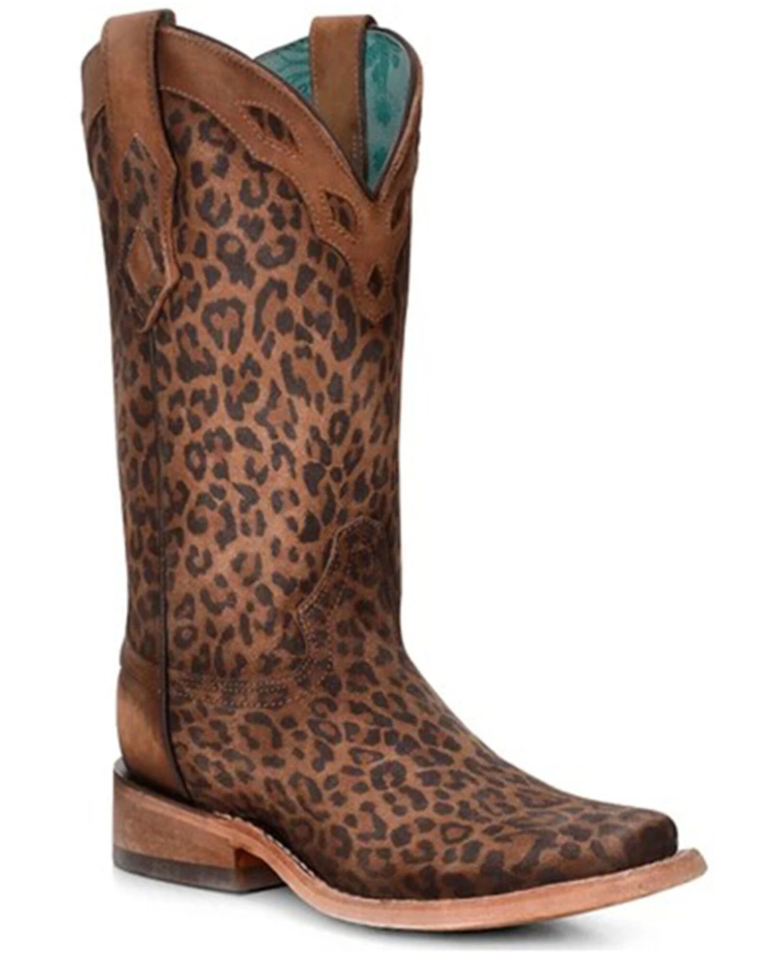 Corral Women's Leopard Print Western Boots - Square Toe - Image 4