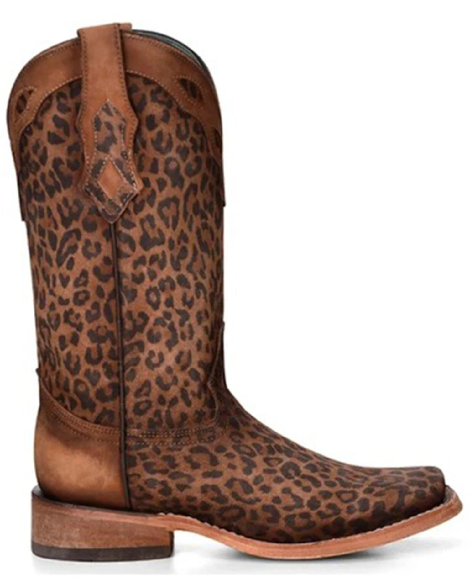 Corral Women's Leopard Print Western Boots - Square Toe