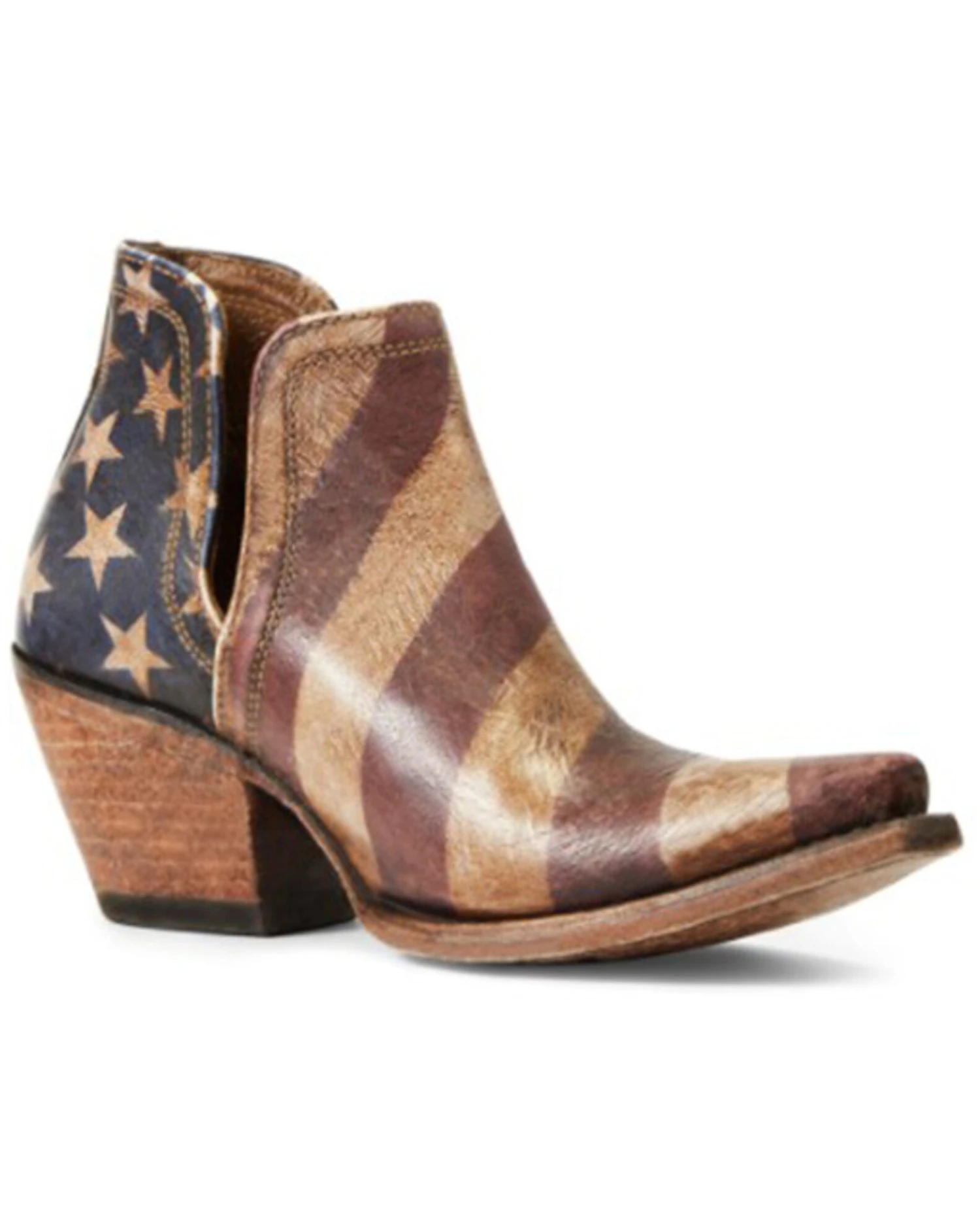 Ariat Women's Dixon Old Patriot Fashion Booties - Snip Toe - Image 5