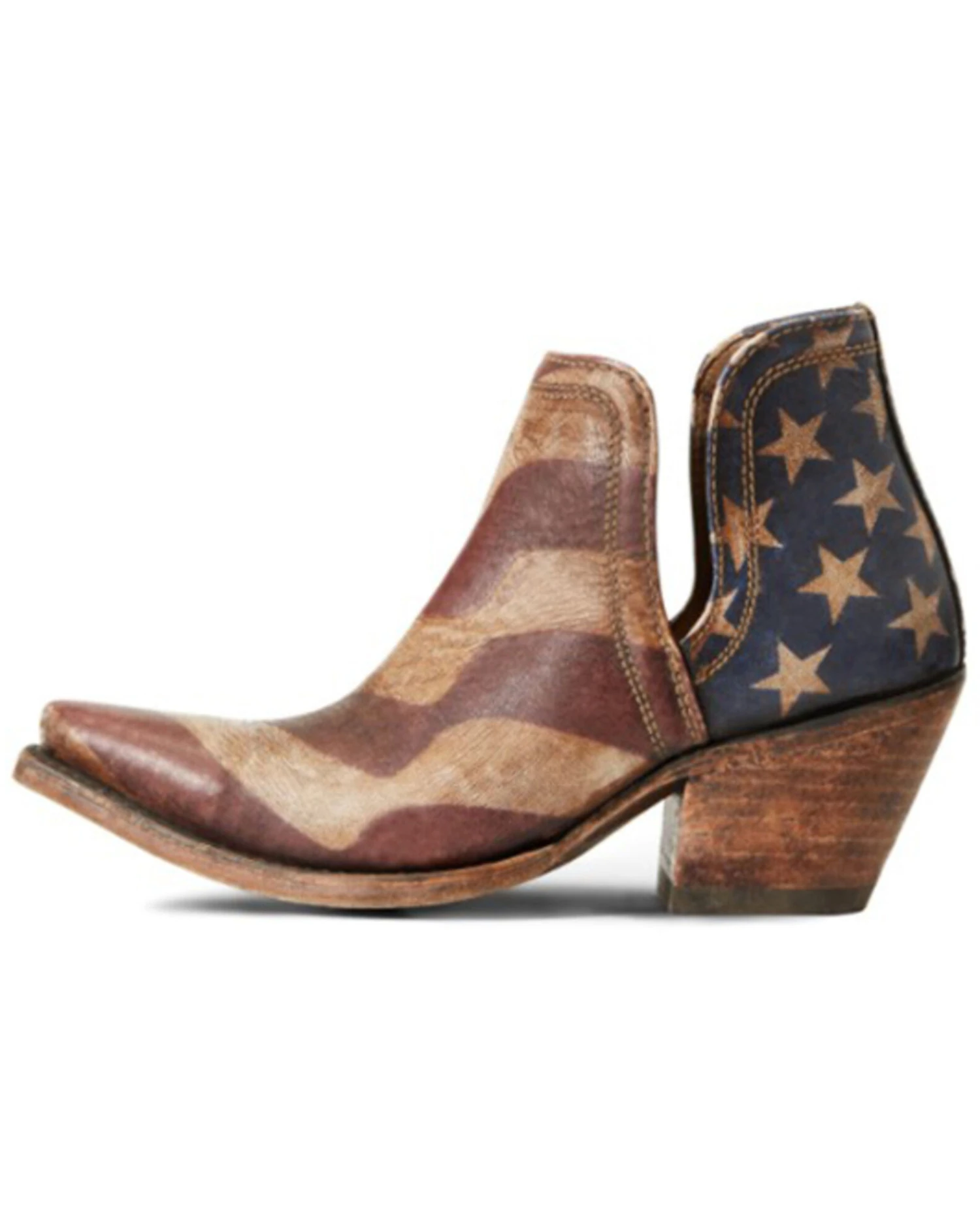 Ariat Women's Dixon Old Patriot Fashion Booties - Snip Toe - Image 2