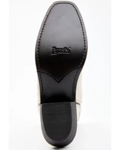 Laredo Women's Rustic Bone Overlay Western Boots - Square Toe