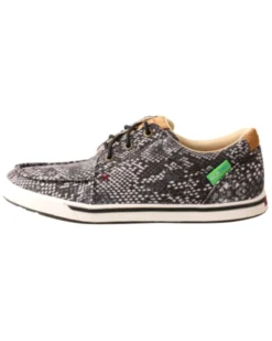 Twisted X Women's Snake Print Kicks Casual Shoes - Moc Toe