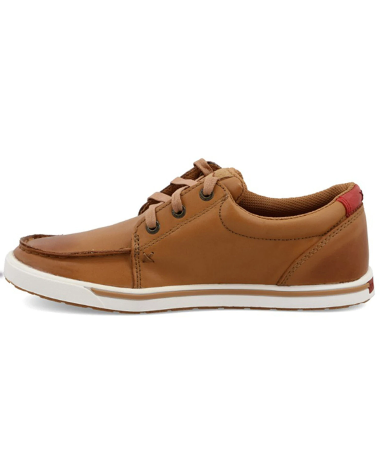 Twisted X Women's Burnished Leather Lace-Up Shoes - Moc Toe - Image 2