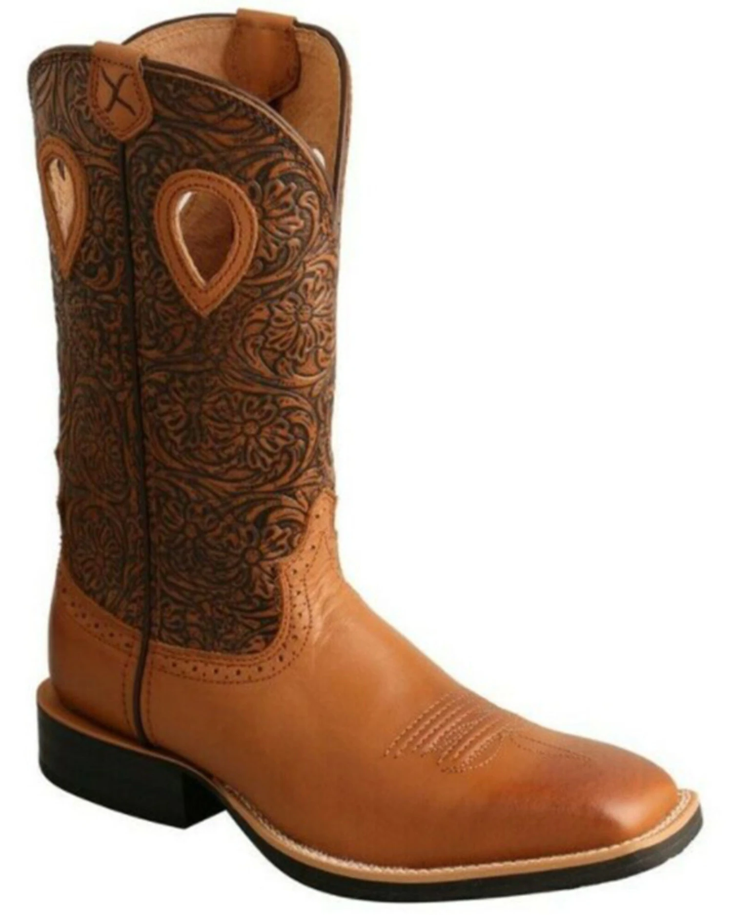 Twisted X Women's Ruff Stock Western Performance Boots - Broad Square Toe - Image 5