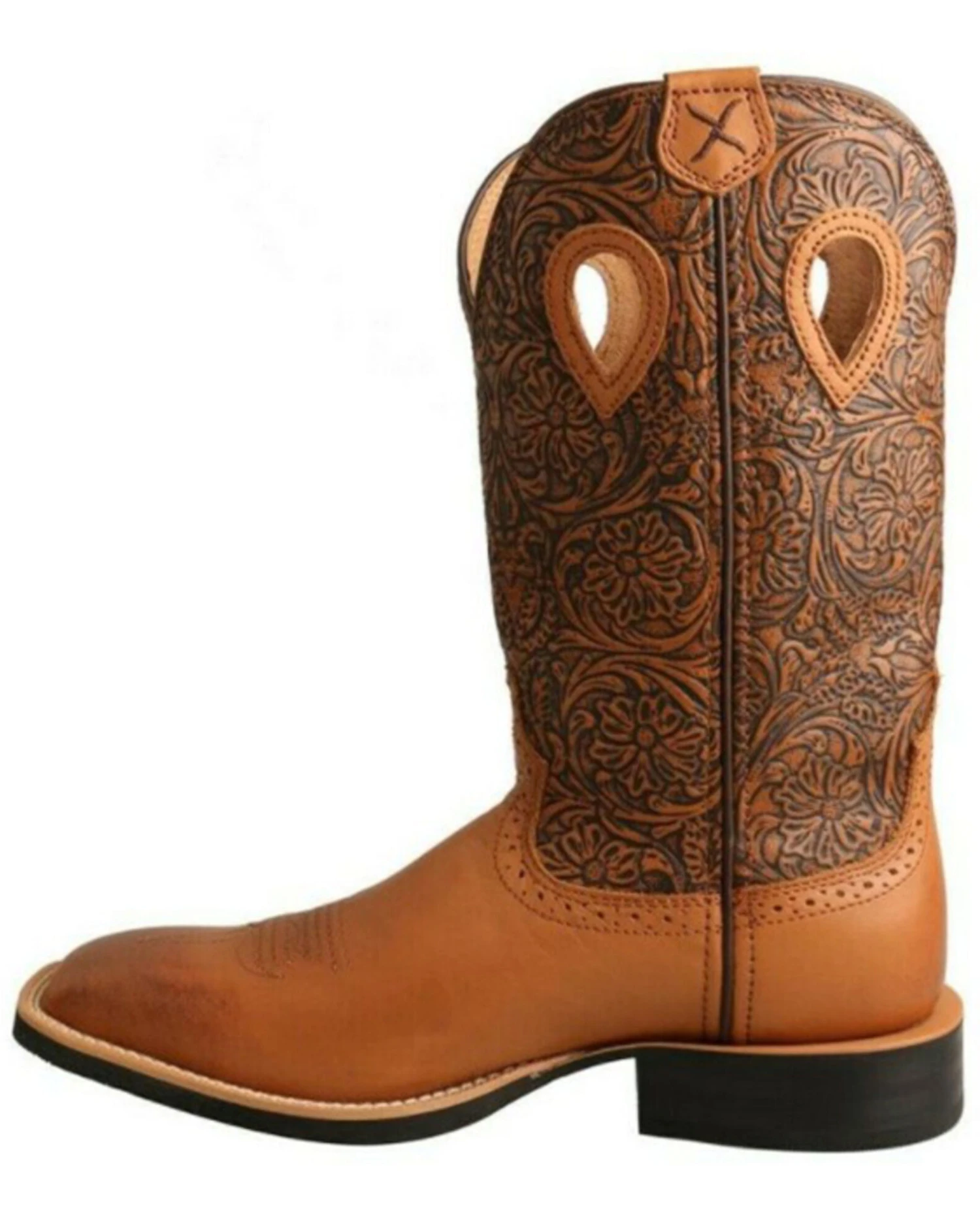 Twisted X Women's Ruff Stock Western Performance Boots - Broad Square Toe - Image 4