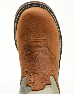 Shyanne Women's Jagger Camo Shaft Leather Western Boots - Wide Round Toe