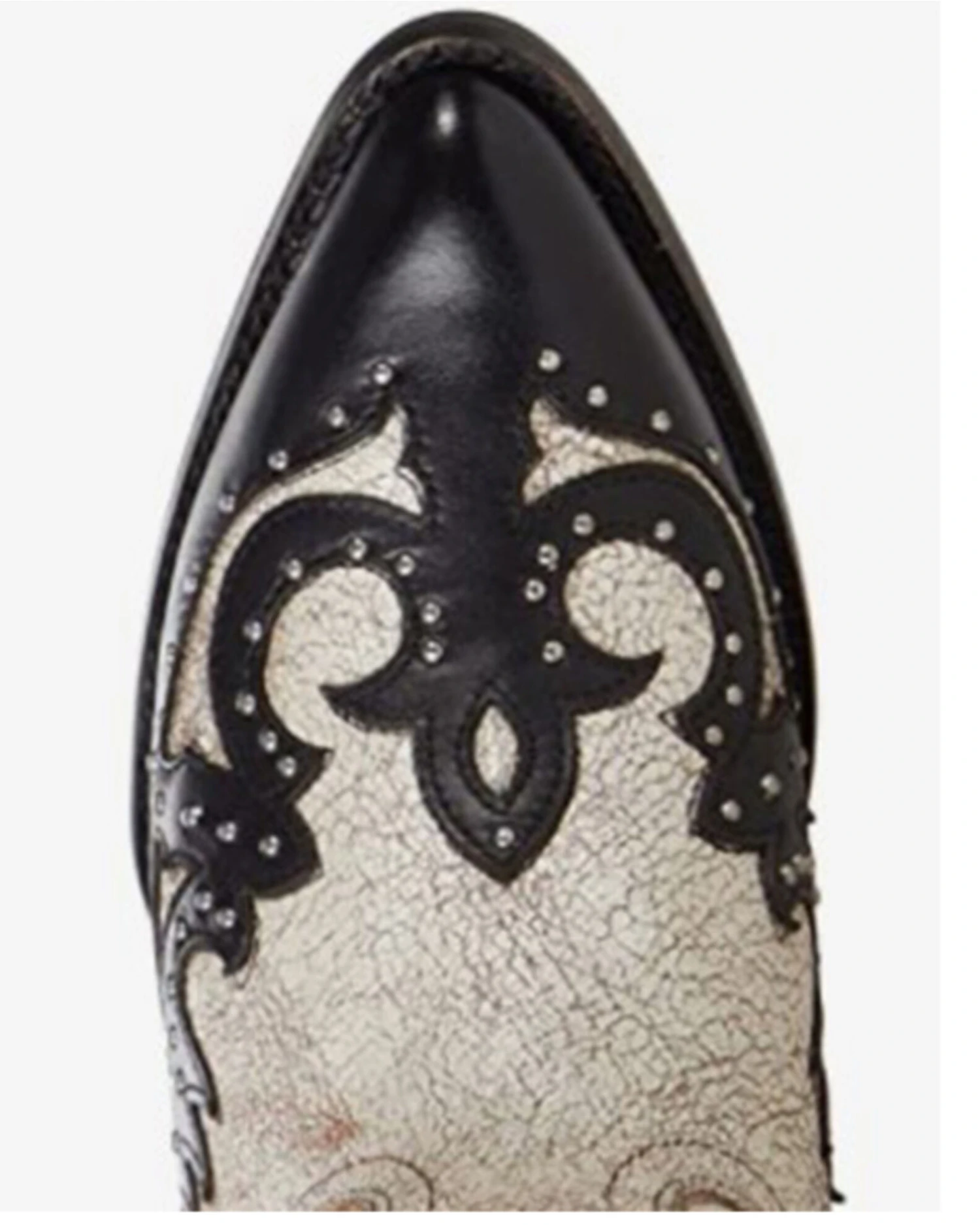 Corral Women's Black Overlay & Studs Western Boots - Pointed Toe
