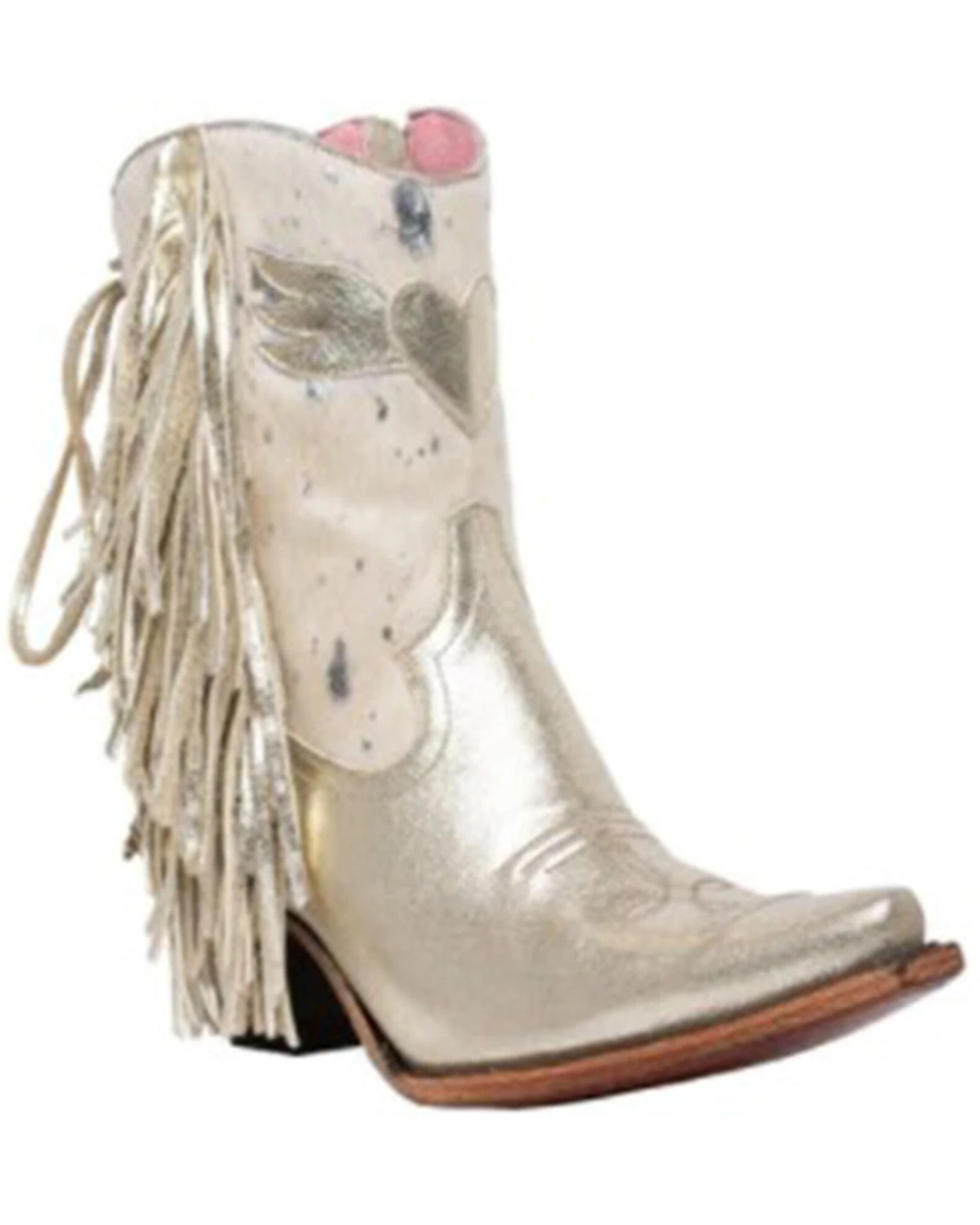 Junk Gypsy Women's Spirit Animal Ombre Fringe Western Fashion Booties - Snip Toe - Image 6