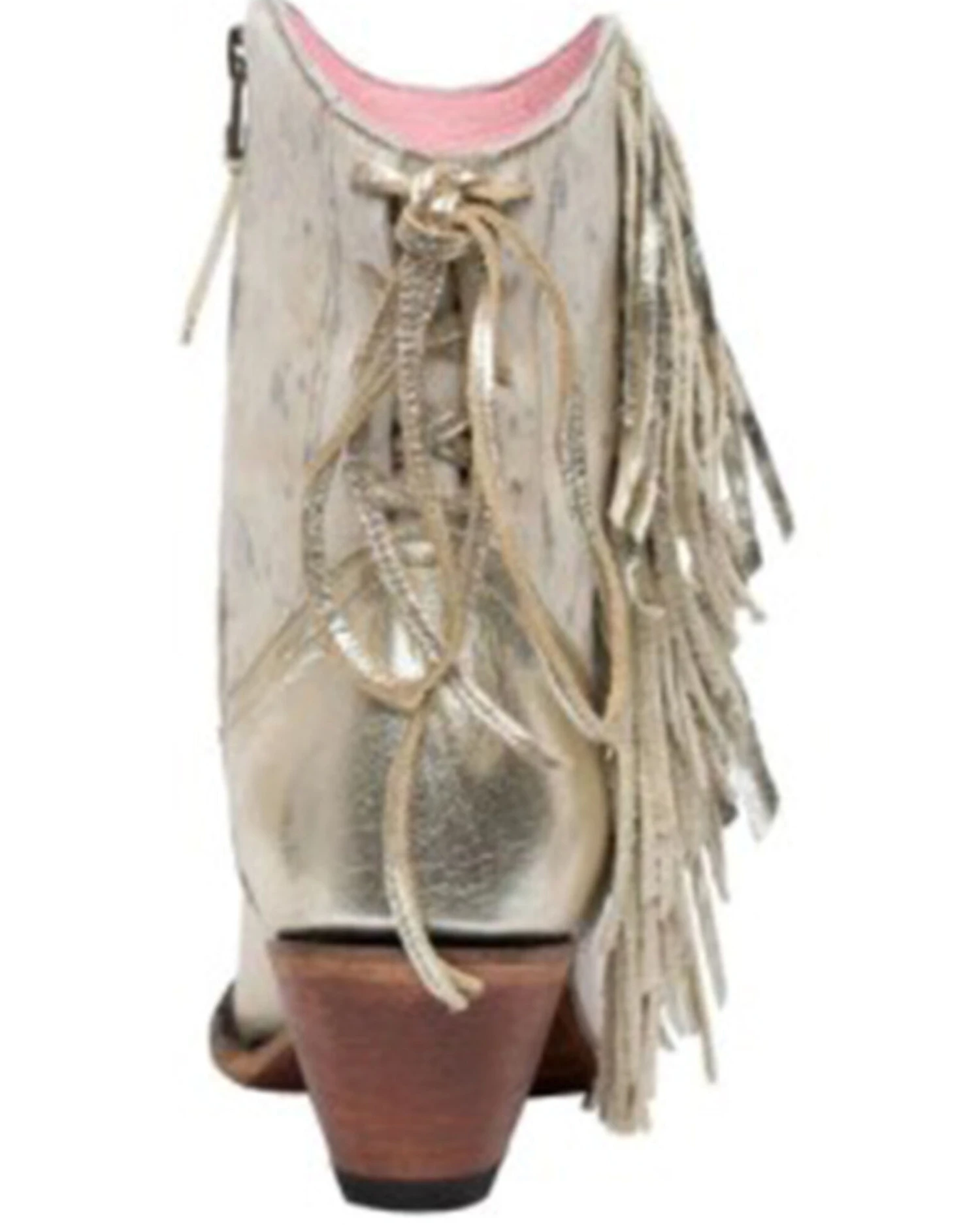 Junk Gypsy Women's Spirit Animal Ombre Fringe Western Fashion Booties - Snip Toe - Image 3