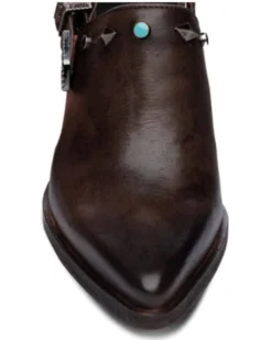 Golo Women's Billy Jean Buckle Western Mules - Pointed Toe