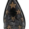 Black Star Women's Marfa Star Inlay Studded Leather Western Boot - Snip Toe