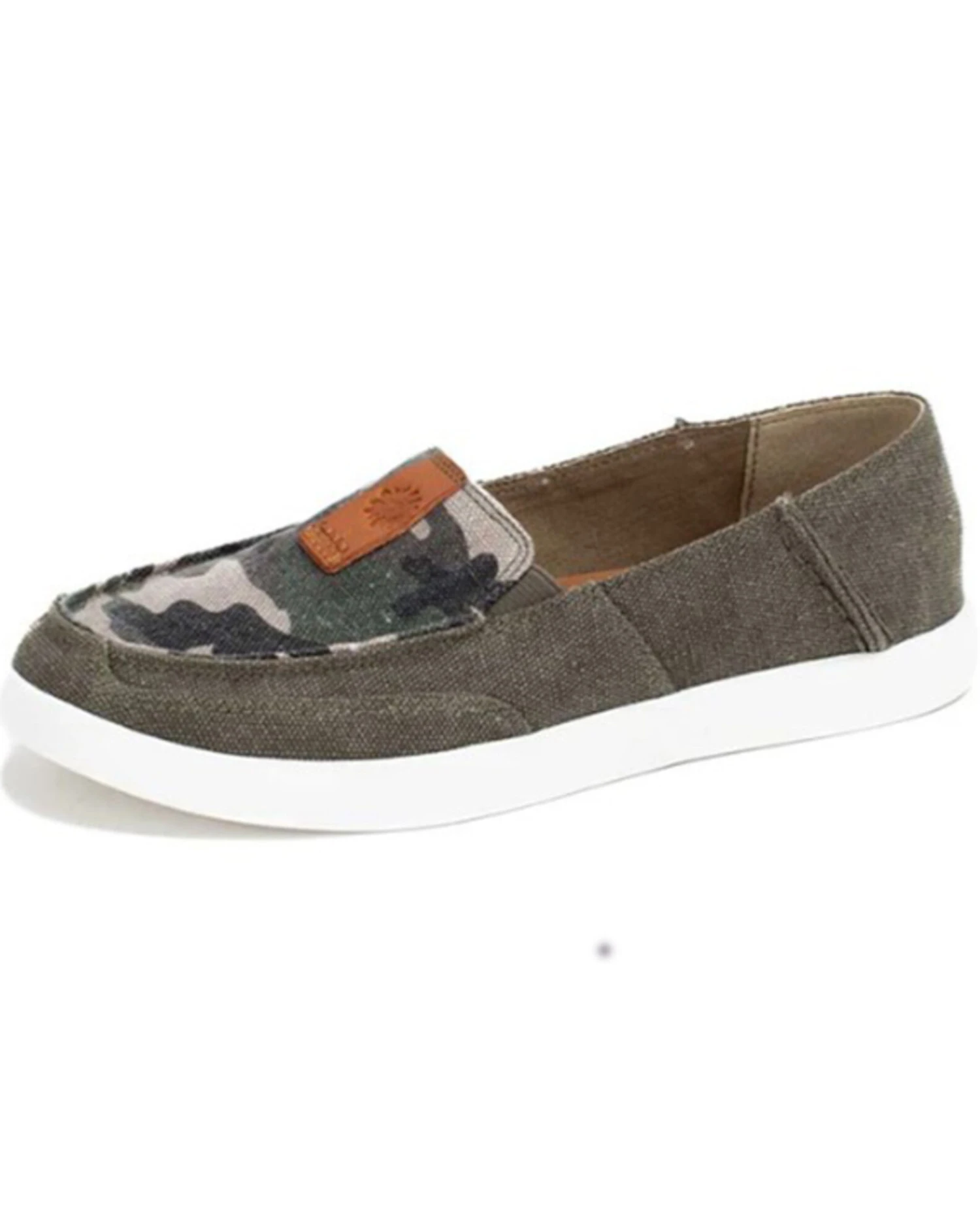 Yellow Box Women's Olevia Camo Print Slip-On Shoe - Image 2