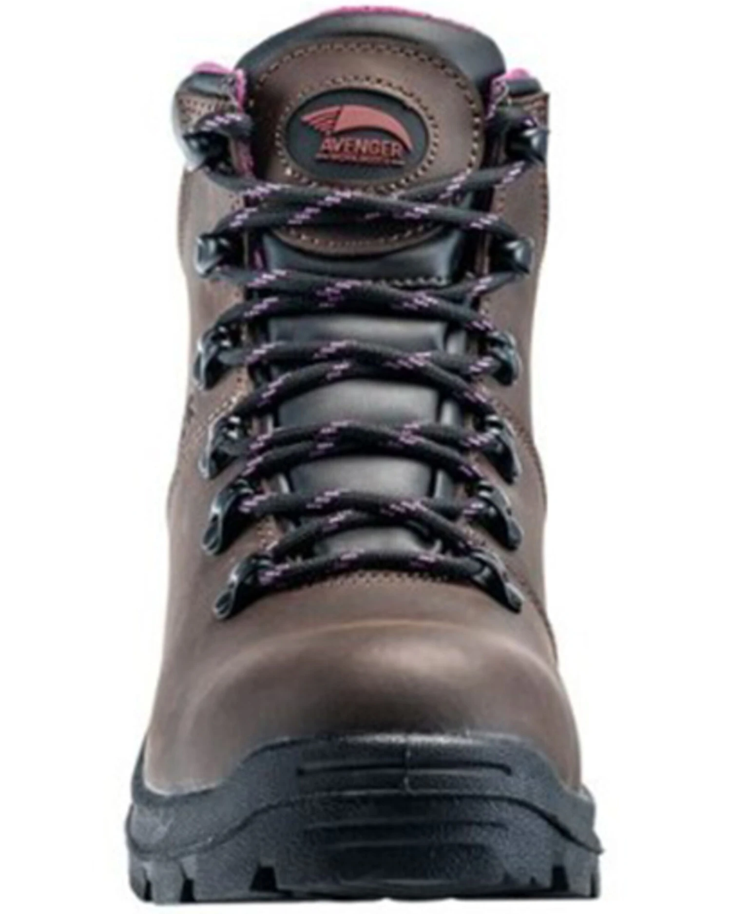 Avenger Women's Builder Mid 6" Lace-Up Waterproof Hiking Work Boot - Steel Toe - Image 4